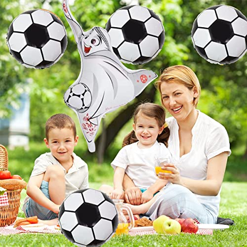 Globos de Futbol - simyron 5 piezas Copa Mundial de Fútbol Globos para Temáticos de Fiesta de Futbol Feliz Cumpleaños Decoraciones de Fiesta de Futbol Suministros de Cumpleaños para Niños