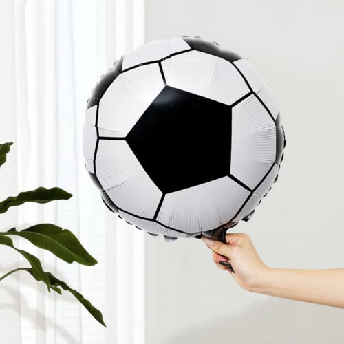 Globos de Fútbol, Trofeo Globos, 10 Globos de Aluminio Fútbol, Decoraciones para Fiesta de Futbol, Suministros de Fiesta Deportiva para Cumpleaños Deportes Copa Mundial