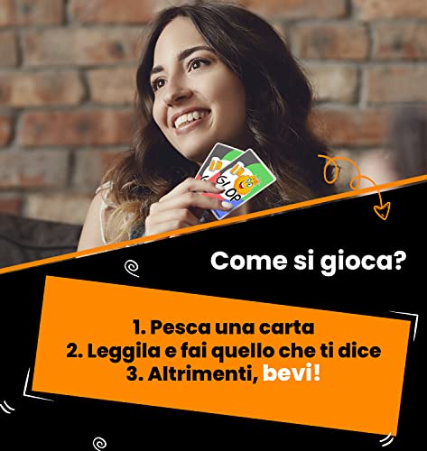 Glop Game - Giochi per Bere - Giochi Alcolici per Feste - Giochi da Tavolo per Adulti - Giochi di Carte Adulti - Giochi di società - Dinking Game - Idee Regalo