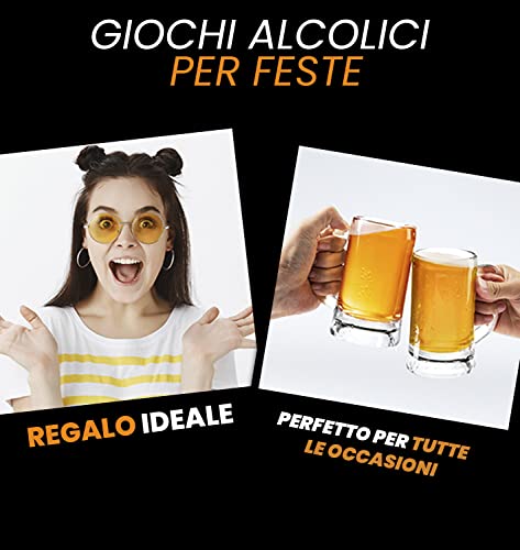 Glop Game - Giochi per Bere - Giochi Alcolici per Feste - Giochi da Tavolo per Adulti - Giochi di Carte Adulti - Giochi di società - Dinking Game - Idee Regalo