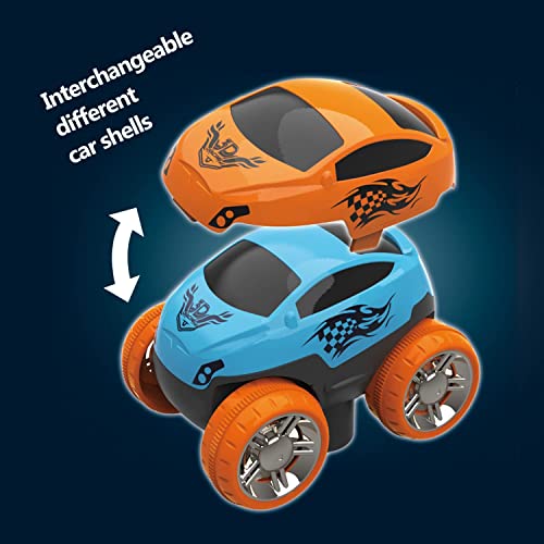 Glow Race Track Cars para niños niñas niños Magic Race Car Track con Race Car 92PCS Toy Cars Set Regalos de cumpleaños para 3 4 5 6 años Niños Niñas