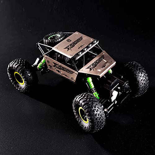 GLOYER Proporción Completa 1/14 Coche de Juguete Gigante Coche de Control Remoto para niños 2.4Ghz Todo Terreno Rock Crawlers Hobby Toys Coches Motores Dobles Drive Bigfoot Monster Truck Vehículo e