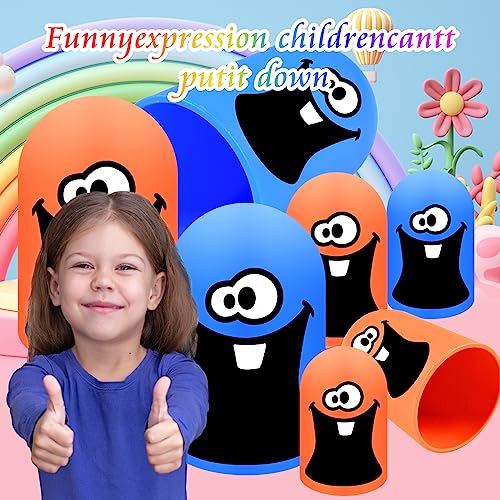 Gobblet Gobblers, Big Eat Small Tic TAC Toe Juego Set, 2 Jugadores Tic TAC Toe Big Eat Small Juego de Padres e Hijos Interactivo, Azul Naranja Gobblet Gobblers Juego de Mesa para la Familia