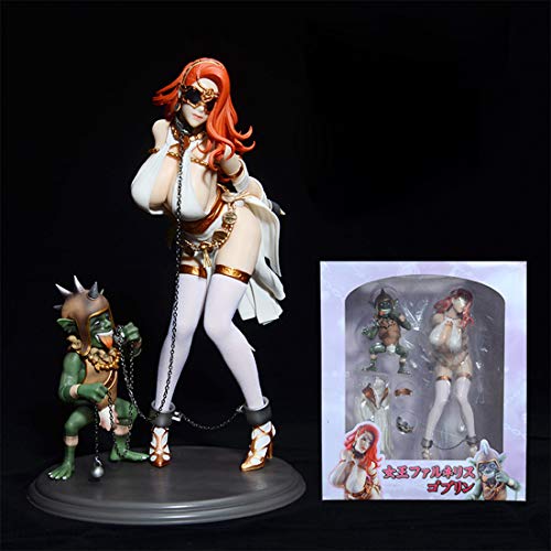 GoDNECE - Figura de manga, 1/6 anime, figura de PVC, diseño de anime, Girl, con figura de manga (2,5 cm, Goblin Slayer y figura de Goblin Model