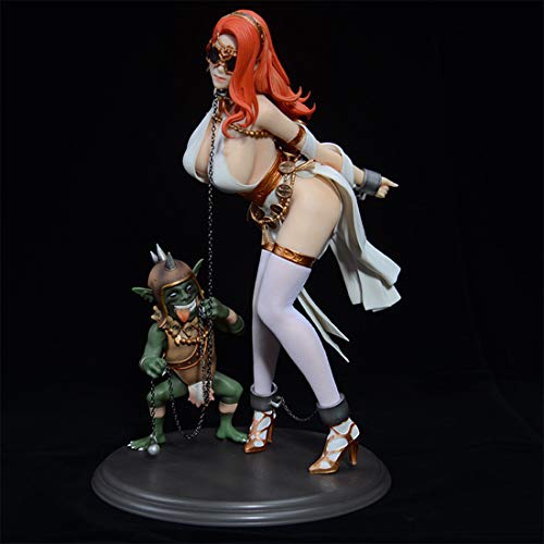 GoDNECE - Figura de manga, 1/6 anime, figura de PVC, diseño de anime, Girl, con figura de manga (2,5 cm, Goblin Slayer y figura de Goblin Model