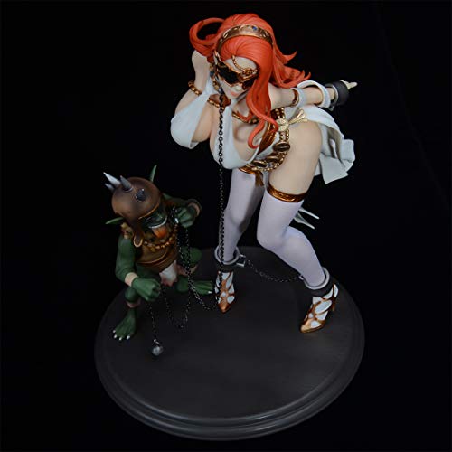 GoDNECE - Figura de manga, 1/6 anime, figura de PVC, diseño de anime, Girl, con figura de manga (2,5 cm, Goblin Slayer y figura de Goblin Model