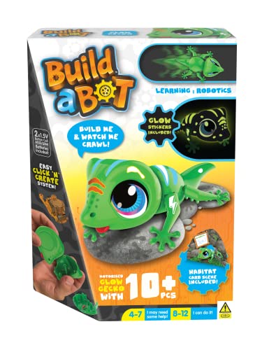 Goliath Games- Construye un BOT Mini Gecko Glow (12L) (Vivid Toy Group 928697.008)