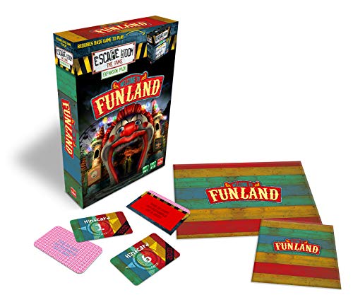 Goliath Games- Escape Room The Game Expansion Pack: Bienvenido a Funland Juego Familiar | para Mayores de 16 años | para 3-5 Jugadores, Individual, Multicolor, Packs (911737.008)