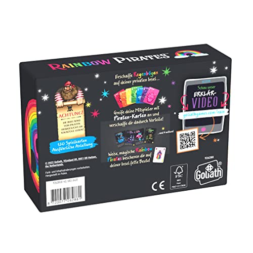 Goliath Rainbow Pirates, Juegos de Cartas a Partir de 7 años, Juegos de Mesa para 2 a 5 Jugadores