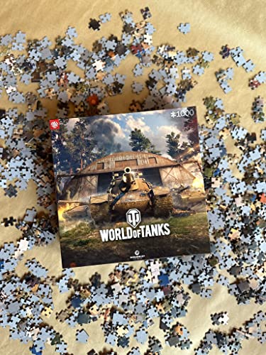 Good Loot Rompecabezas para Juegos World of Tanks Roll Out Puzzles Ilustraciones del Juego para Adultos Adolescentes 1000 Piezas Rompecabezas para Juegos Inspirado en un Juego de Computadora 68,3x48cm