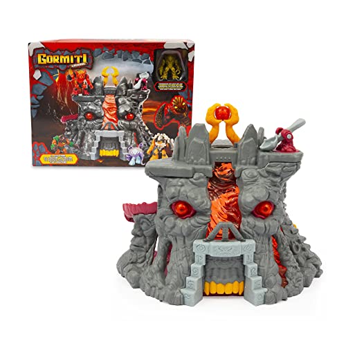 Gormiti - Legends Volcano Playset, para Jugar con Las Figuras de acción de la Serie Infantil, con Juguetes y Accesorios Divertidos, Desde 4 años, Famosa (GRL01000), Multicolor, Talla única