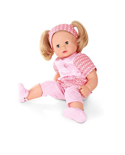 Götz 1427172 Maxy Muffin In Style Soft-Body-Doll - 42 cm Baby-Doll with Blonde Hair and Blue Sleeping-Eyes - Suitable Agegroup 3+