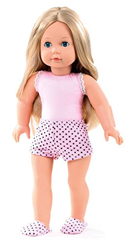 Götz 1490365 Precious Day Girl To Dress - 46 cm Standing-Doll with Blonde Hair and Blue Sleeping Eyes - Suitable Agegroup 3+