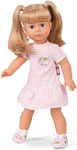 Götz 1690398 Precious Day Girl Jessica Summertime Soft-Body-Doll - 46 cm Standing-Doll with Long Blonde Hair and Blue Sleeping Eyes - Suitable Agegroup 3+