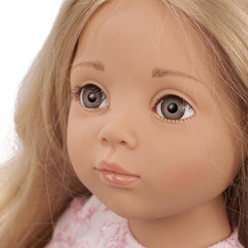 Götz 1766045 Happy Kidz Emma Doll - 50 cm Multi-Jointed Standing-Doll with Blonde Hair and Stone-Grey Eyes - Suitable Agegroup 3+