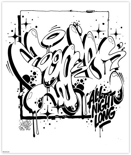 Graffiti Style Coloring Book