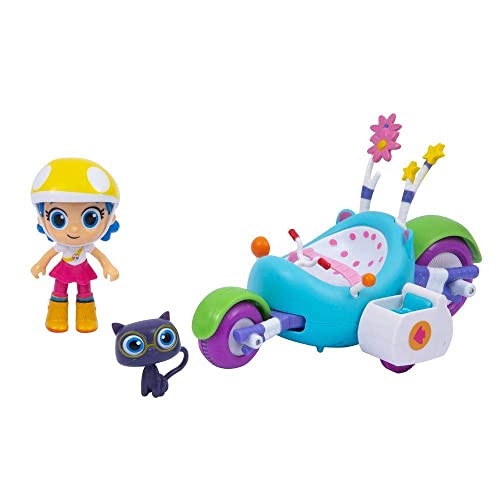 Grandi Giochi El Coche de Carreras de Vera, con dos Mini Personajes Incluidos Vera y Bartleby, TRK01011