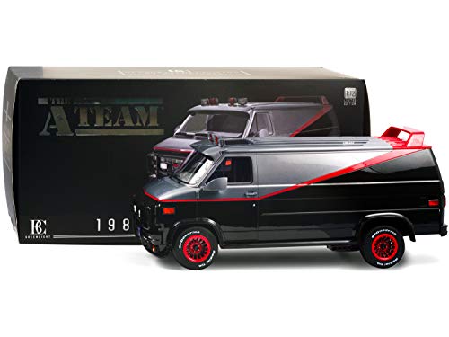 Greenlight Colección de resina escala 1:12 de The A Team BA GMC Vandura 12101