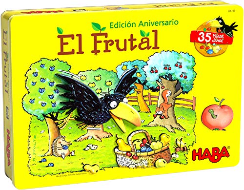 HABA 306153 - Edición Aniversario El Frutal. El clásico Juego Lata y en Formato de Lujo. Más 3 años & Unicornio Destello El Tesoro de Las Nubes (301771)