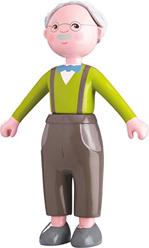 HABA Little Friends Grandpa Kurt 4.5'' Bendy Doll Grandfather Figure