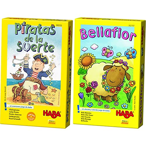 HABA - Piratas de la Suerte - ESP (302252) & Bellaflor-ESP (302197), Multicolor