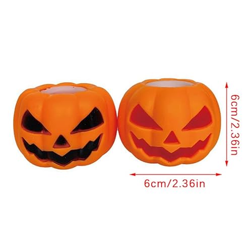 Halloween Divertido Juguete de Descompresión de Calabaza Vent Hamster Ghost Fun Squeeze Juguete de Descompresión Divertido Cabeza de Calabaza Pizca Squishy Vent Ball Toy Party Decoration Prop Kid Gift