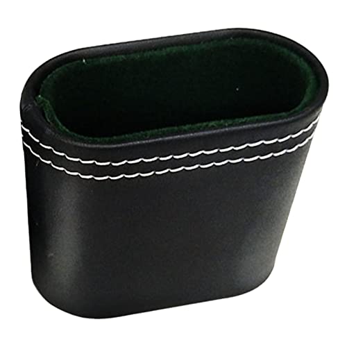 Harilla PU Leather Dice Shaker Dice No Incluye Handheld Entertainment Dice Game Portable Dice Cup Leather Dice Cup para Family Party KTV Club Family