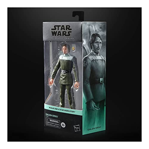 Hasbro, Figura Black Serie Rogue One Galen ERSO de Star Wars (RD-RS270066)