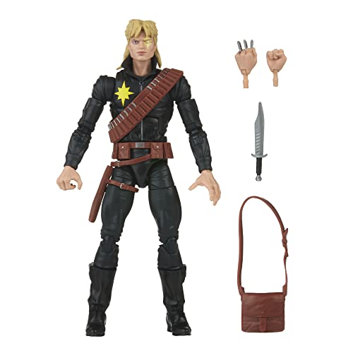 Hasbro Gaming F3977 Marvel Legends Series - Longshot de X-Men - Figura clásica de 15 cm - 4 Accesorios