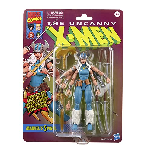 Hasbro Gaming F3980 Marvel Legends Series - Marvel’s Spiral de X-Men - Figura clásica de 15 cm - 8 Accesorios