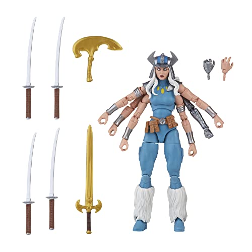 Hasbro Gaming F3980 Marvel Legends Series - Marvel’s Spiral de X-Men - Figura clásica de 15 cm - 8 Accesorios