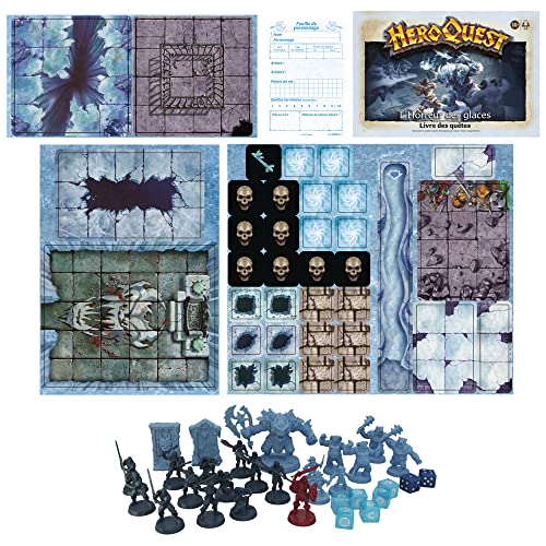 Hasbro Gaming F5815101 Avalon Hill HeroQuest, extensión de Horror de Hielo, Juego de Estilo mazmorra, a Partir de 14 años, Sistema de Juego requerido Multicolor