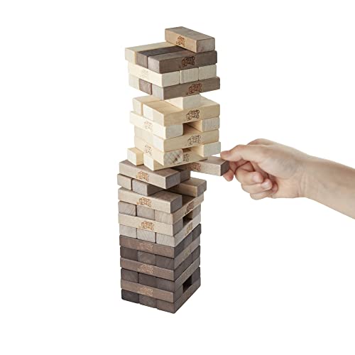 Hasbro Gaming Juego Jenga, Edición Serie Rústica, Multicolor