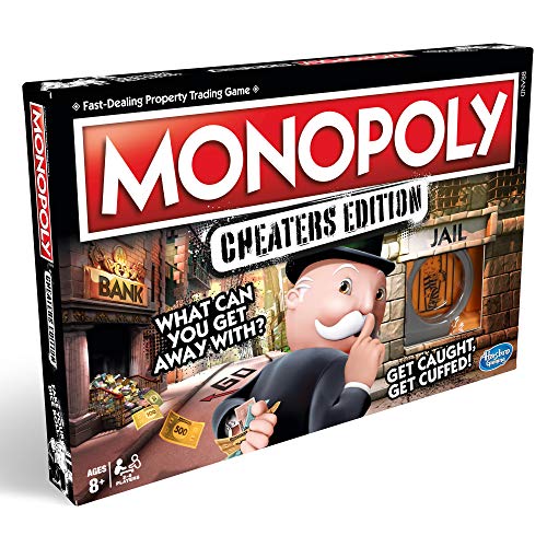 Hasbro Gaming Juego Monopoly: Juego de Mesa Edición de tramposos a Partir de 8 años