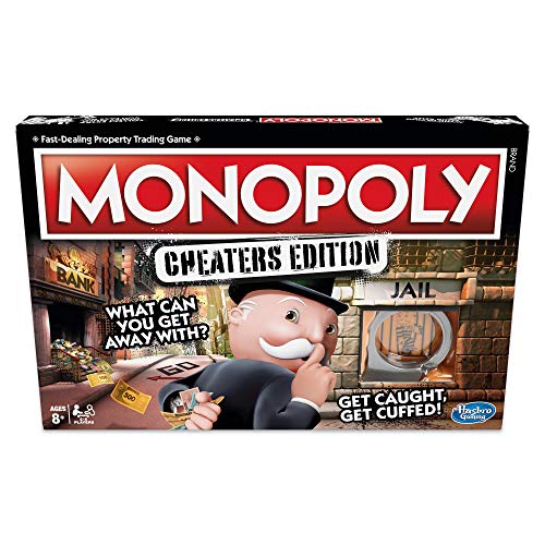 Hasbro Gaming Juego Monopoly: Juego de Mesa Edición de tramposos a Partir de 8 años