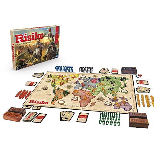 Hasbro Gaming Risk Dragon Edition, EL Juego de Estrategia con 5 Variantes de Juego: clásico, misiones, Duelo para 2 Jugadores, Riesgo de dragón o Riesgo Turbo, para 10 años Multicolor