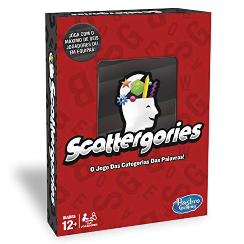 Hasbro Gaming- Scattergories Juego de Mesa (Versión Portuguesa), Multicolor (C1941190)