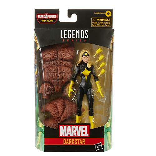 Hasbro Marvel Legends Series - Figura de Darkstar de 15 cm - Diseño Premium - Incluye 2 Accesorios y 1 Pieza de Figura para armar