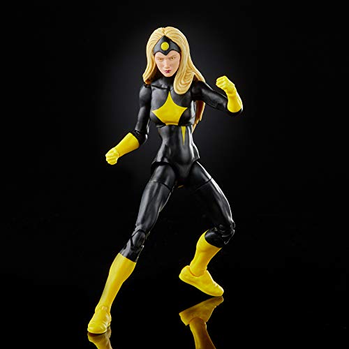 Hasbro Marvel Legends Series - Figura de Darkstar de 15 cm - Diseño Premium - Incluye 2 Accesorios y 1 Pieza de Figura para armar