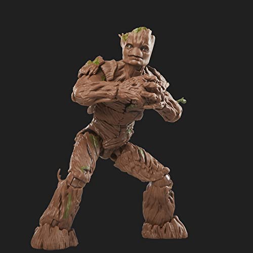 Hasbro - Marvel Legends Series - Groot - Figura de Guardianes de la Galaxia Vol. 3 de 15 cm