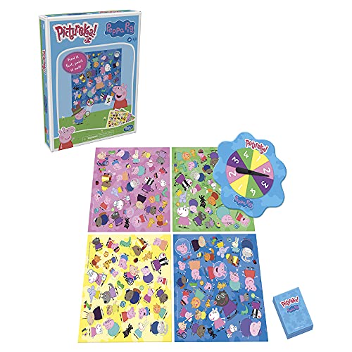 Hasbro Pictureka! Junior Peppa Pig Game, Picture Game, Fun Board Game for Preschoolers, Games for 4 Year Olds and Up, No Reading Required Game