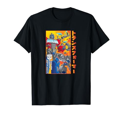 Hasbro Transformers Autobots Kanji Poster Camiseta