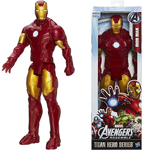 Hasbro Vengadores Avengers Figura Titan Iron Man, 30 Centímetros