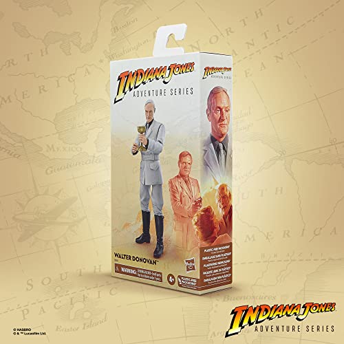 Hasbro- Walter Donovan Fig 15 cm Indiana Jones Adventure Series (F6049)