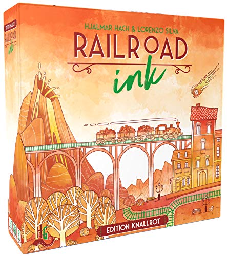 Heidelberger Spieleverlag, Horrible Guild HR013 Railroad Ink: Edition - Juego de Dados, para 1-6 Jugadores, a Partir de 8 años, en alemán