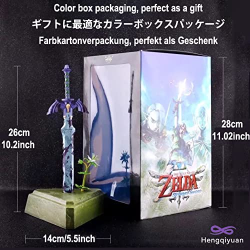 Hengqiyuan Zelda Master Sword Skyward Blade Zelda Figura PVC Modelo Kid Toy Anime Fans Caja,A