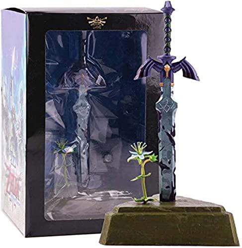 Hengqiyuan Zelda Master Sword Skyward Blade Zelda Figura PVC Modelo Kid Toy Anime Fans Caja,A