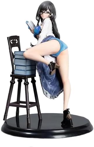 HeRfst Figura de Anime Ecchi - Colección del creador - El Tipo literario - 1/7 Figuras de acción Coleccionables de Anime Modelo de Personaje de Cómic/Estatua de PVC 10,5 pulgadas/27 cm