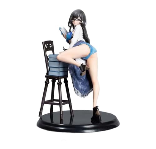 HeRfst Figura de Anime Ecchi - Colección del creador - El Tipo literario - 1/7 Figuras de acción Coleccionables de Anime Modelo de Personaje de Cómic/Estatua de PVC 10,5 pulgadas/27 cm