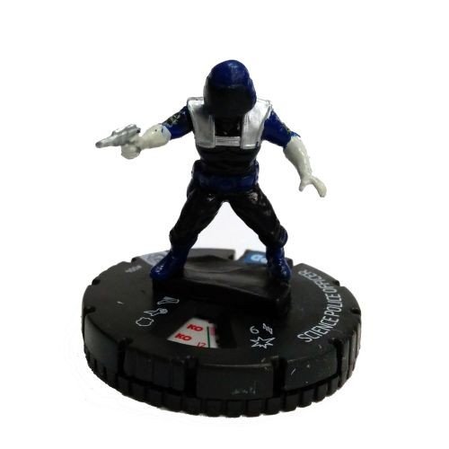 Heroclix DC Superman and the Legion of Super-Heroes #004 - Oficial de policía científica completo con tarjeta